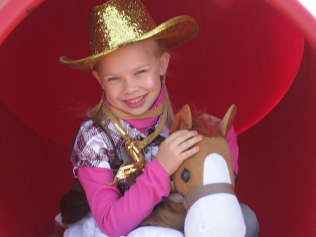 Rodeo Queen!  (Not Just a cowgirl, but a Queen.)